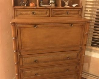 Large, Secretary w/Fold-Down Desk Top