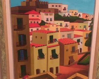 1971 Charles Orloff Oil Painting