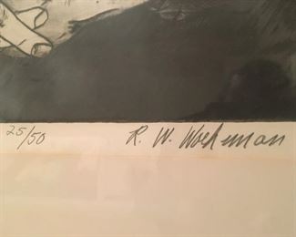 #25 of 50  Framed R. W. Worhman 