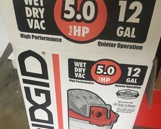 RIGID 12 Gallon 5.0 Horsepower Wet Dry Vac