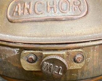 SS005 Tung Woo Anchor Lantern Nautical Ship Oil Lamp To Electric Lamp Conversion