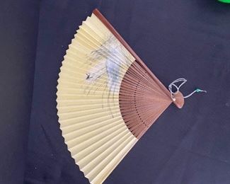 SS008 Handpainted Japenese Sensu Hand Fan
