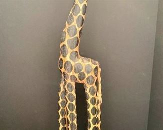SS042 Handcarved Wooden Giraffe