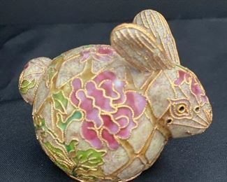 SS054 Cloisonn Bunny Rabbit
