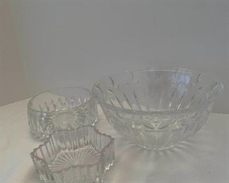 SS094 Block, Mikasa And Gorham Lead Crystal Lot