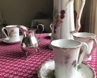 Antique Chocolate set.