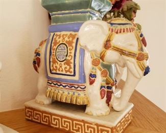 colorful elephant stand small