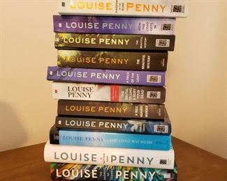 Sold as a lot Louise Penny Novels