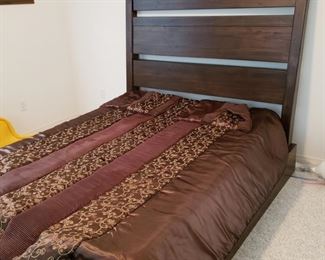 Queen Sleigh bed headboard, sides and footboard