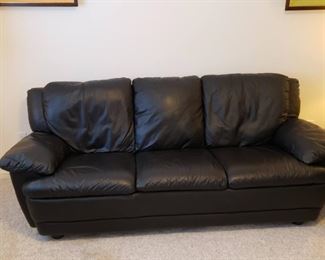 Leather sofa