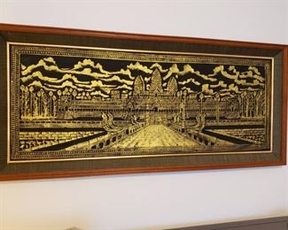 another large temple rubbing