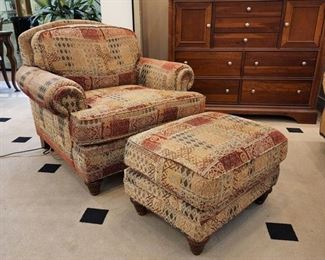 Flexsteel Chair and Ottoman!