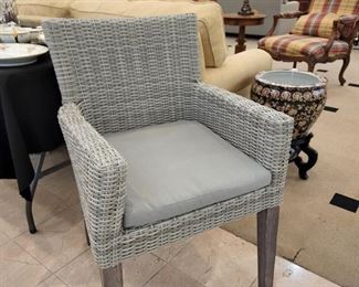 Outdoor gray Wicker Chair