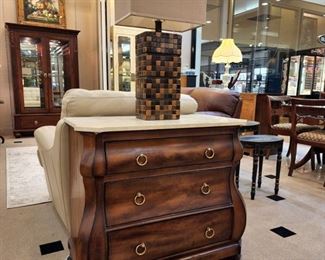 Sherrill marble top chest