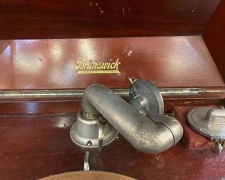 Antique Brunswick-Blake- Collender Co. upright phonograph