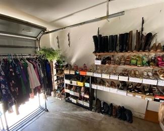 Beautiful Womens Clothing Sizes Medium to 2X, Shoes, most are brand new sizes 7-9