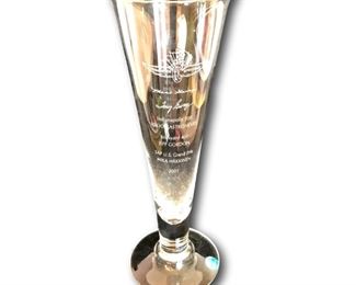 Tiffany crystal commemorative Indianapolis 500 keepsake