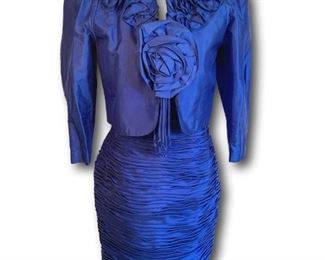 Silk dress with jacket