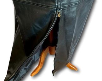 St. John leather skirt