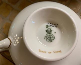 Vintage Royal Daulton Duke of York China