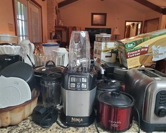 Large slection of small appliances