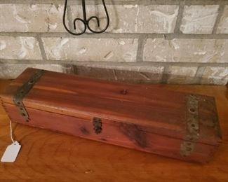 Wooden chocolate box