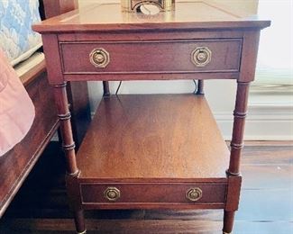 Hekman end table, one of pair
