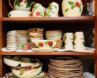 Franciscan Apple dishes