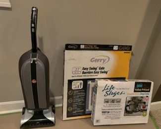 HOOVER VACCUM & PET CAGES