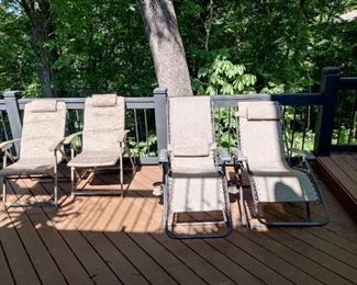 PATIO RECLINING FURNITURE - STAGING COMPLETE