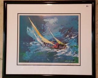Le Roy Neiman, signed print
