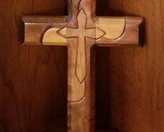 handmade inlaid cross