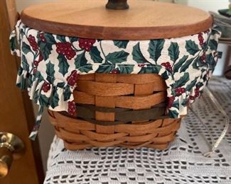 Longaberger basket, one of many