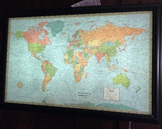 Illuminated World Map