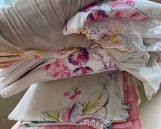Large Selection of Vintage Pillow Cases