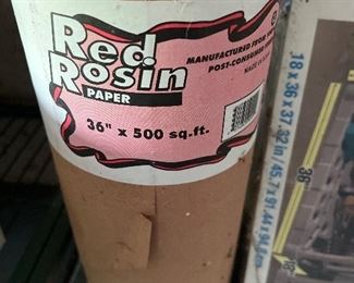 Red Rosin Paper NEW 36" x 500 sq ft