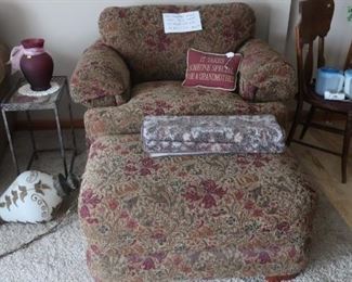 Oversized Chair & Ottoman