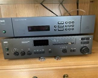 NAD Audio receiver and CD player