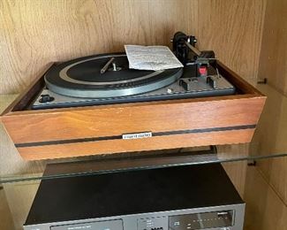 Vintage turn table United Audio Dual Tape deck receiver