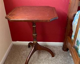 Antique three legged side table