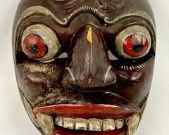 Vintage Topeng Dance Mask - Raksa Demon - Indonesia