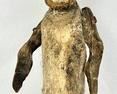 Primitive Hand-Carved Jointed Male Figure in a Hat- Igbo Figure Nigeria
