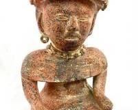 Handcarved Terra Cotta Sculpture from Mesoamerica