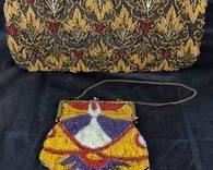 2 Antique Beaded Purses- 1920's