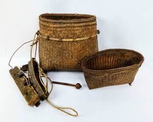 Hand Woven Fishing Basket made in Papua New Guinea