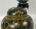 Vintage Asian Ginger Jar and Small Cloisonne Vase