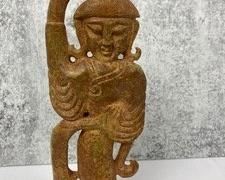 Intriguing Stone Carved Priestess Statue- Mesoamerican