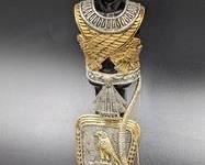 Egyptian Warrior 1250 BC - Pewter/Sterling/Gold Franklin Mint Armor 1 of 6