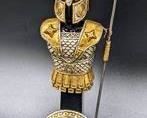 Greek Spartan 480 BC - Pewter/Sterling/Gold Franklin Mint Armor 2 of 6