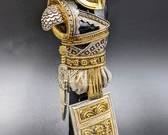 Roman Gladiator 110 AD - Pewter/Sterling/Gold Franklin Mint Armor 3 of 6